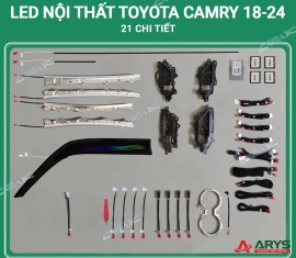 LED NỘI THẤT TOYOTA CAMRY 2018-2024 (21 chi tiết)