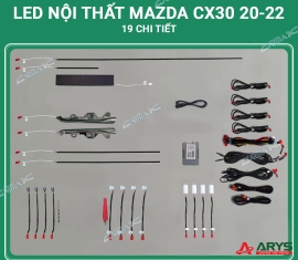 LED NỘI THẤT MAZDA CX30 2020-2022 (19 chi tiết)