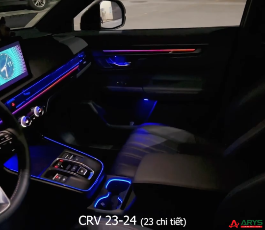 LED NỘI THẤT HONDA CRV 2023-2024 (23 chi tiết)