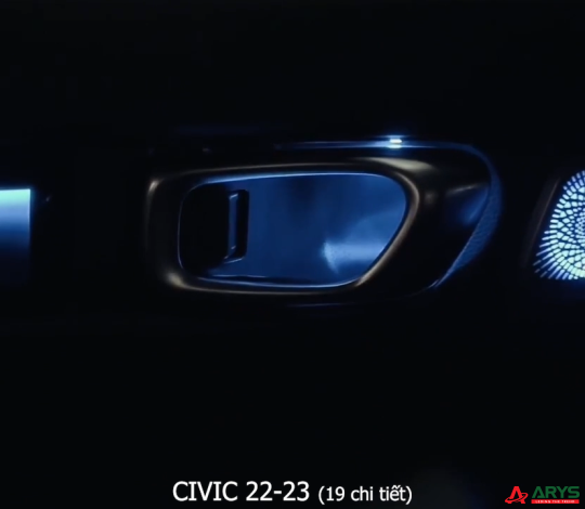 LED NỘI THẤT HONDA CIVIC 2022-2023 (19 chi tiết)