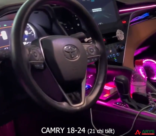 LED NỘI THẤT TOYOTA CAMRY 2018-2024 (21 chi tiết)