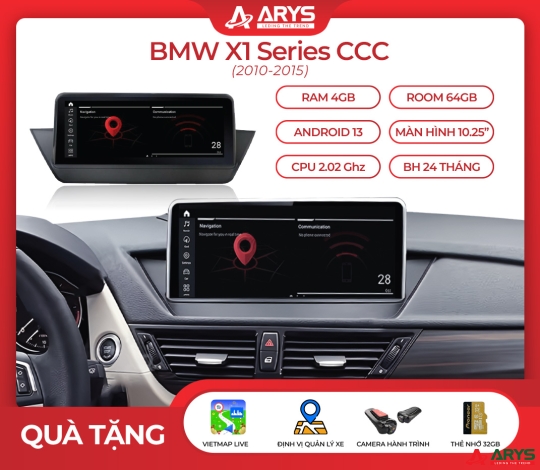 MÀN HÌNH ANDROID BMW X1 Series CCC (2010-2015)