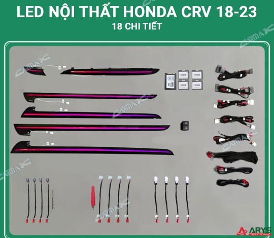 LED NỘI THẤT HONDA CRV 2018-2023 (18 chi tiết)