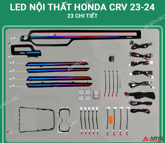 LED NỘI THẤT HONDA CRV 2023-2024 (23 chi tiết)