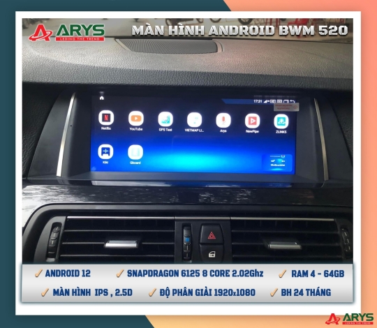 MÀN HÌNH ANDROID BWM 520